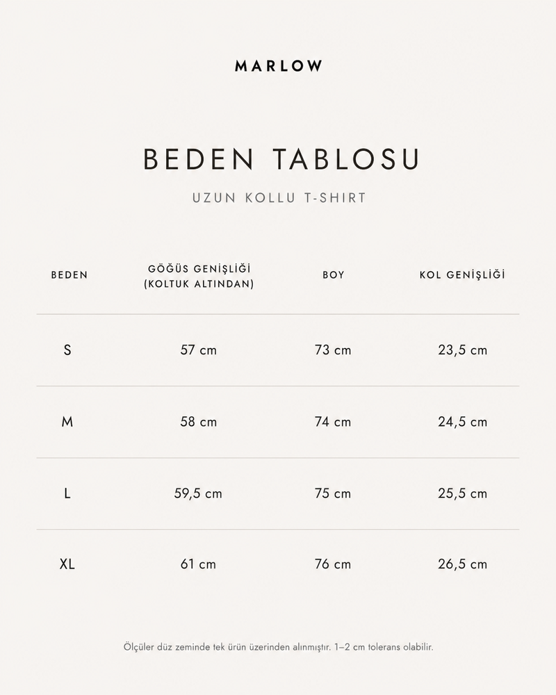Beden Tablosu